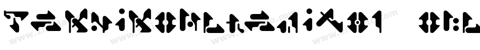 TeknikohlRemix01  Oblique字体转换